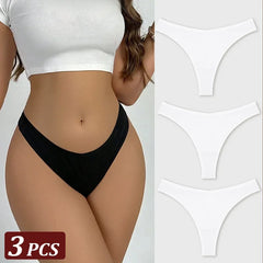 3Pcs/Set Seamless Thong Flexibility