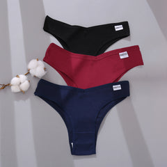 3/5Pcs Cotton Brazilian Panties Women's