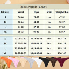 3Pcs/Set Seamless Thong Flexibility