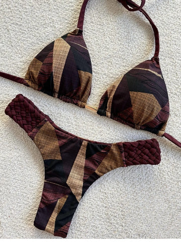 Mini Thong High Cut Bikini Female Swimsuit Women