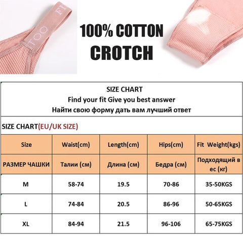 3PCS/Set Cotton Sexy Panties Thong Women's