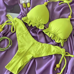 New Sexy 13 Color Triangle Bathing Suit for Women Brazilian Bikinis