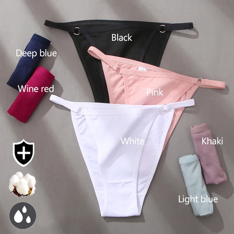 3Pcs/set Women's Cotton Panties