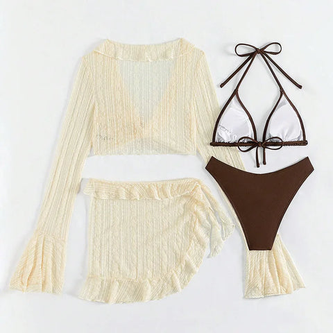 2026 Sexy Four-piece Women Swimsuit