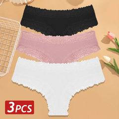3PCS/Set Women Sexy Brazilian Panties