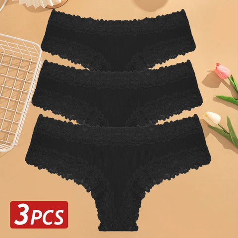 3PCS/Set Women Sexy Brazilian Panties