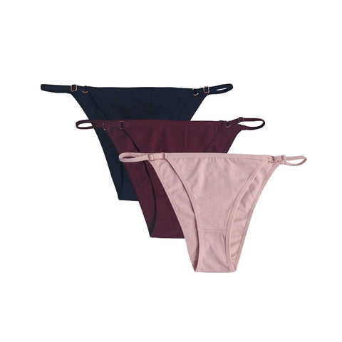3Pcs/Set Women Cotton Panties Sexy Lingerie