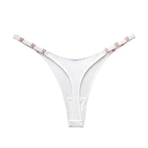 Seamless Sexy Thong Women Panties Zebra Flower