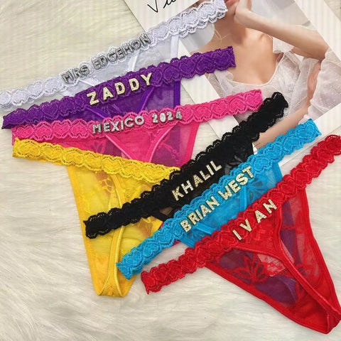 Thong Panties Sexy Customized Underwear G-String
