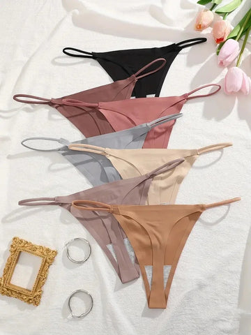7Pcs/Set Women Seamless Thongs