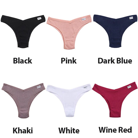 5PCS/Set Cotton Lingerie Panties Sexy