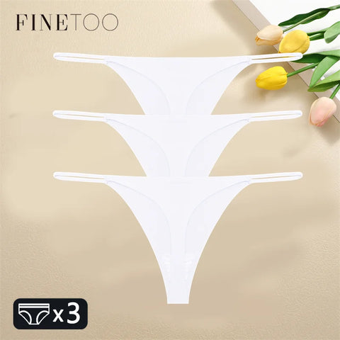 3PCS Women Seamless Thongs Sexy