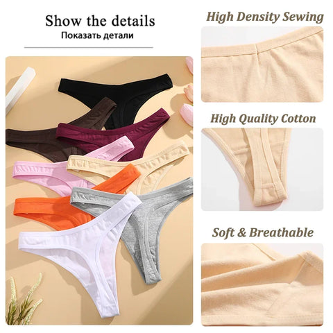 3Pcs/Set Seamless Thong Flexibility