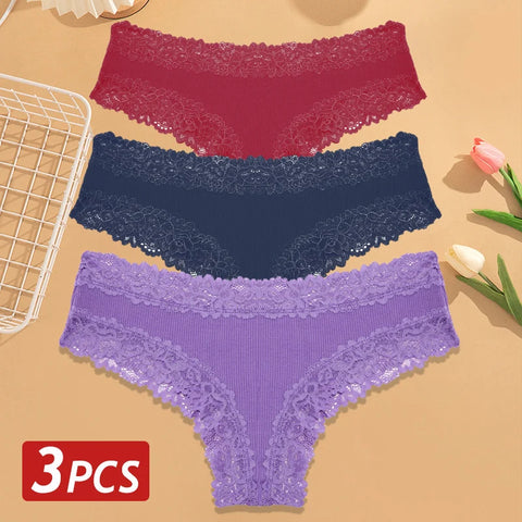 3PCS/Set Women Sexy Brazilian Panties