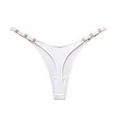 Seamless Sexy Thong Women Panties Zebra Flower
