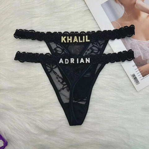 Thong Panties Sexy Customized Underwear G-String