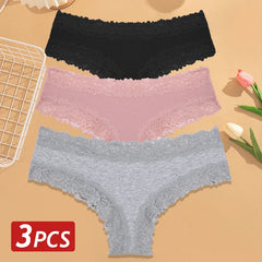 3PCS/Set Women Sexy Brazilian Panties