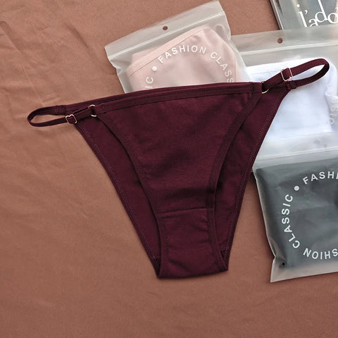 3Pcs/Set Women Cotton Panties Sexy Lingerie
