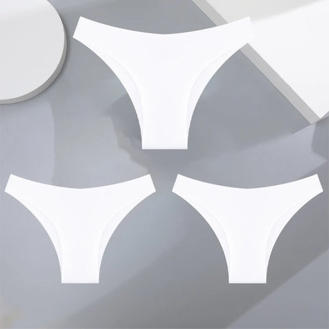3Pcs Ultra-thin Seamless Women's Panties Sexy