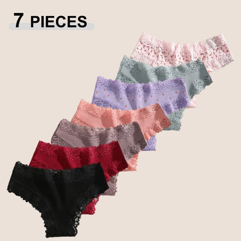 7PCS/Set Women Sexy Lace Panties