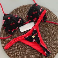 New 2026 Women's Bikini Split Print Swimwear