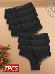 7PCS/Set Women Sexy Lace Panties