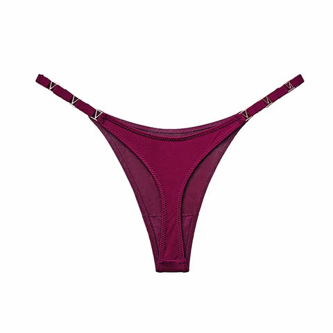 Seamless Sexy Thong Women Panties Zebra Flower