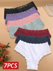 7PCS/Set Women Sexy Lace Panties