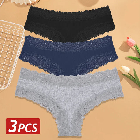 3PCS/Set Women Sexy Brazilian Panties