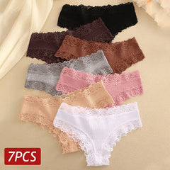 7PCS/Set Women Sexy Lace Panties