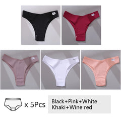 3/5Pcs Cotton Brazilian Panties Women's