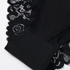 5PCS/Set Bikini Panties Women Briefs Solid Color Sexy