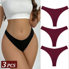 3Pcs/Set Seamless Thong Flexibility
