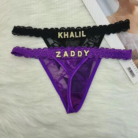 Thong Panties Sexy Customized Underwear G-String
