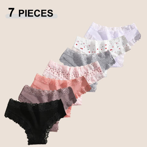 7PCS/Set Women Sexy Lace Panties