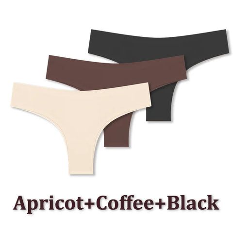 3PCS Seamless Maillard Panties