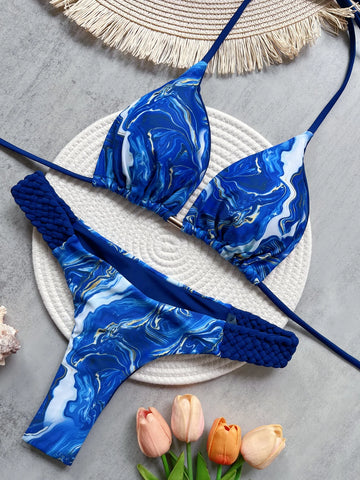 Mini Thong High Cut Bikini Female Swimsuit Women