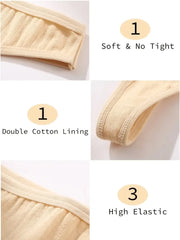 6Pcs/Set Women Cotton Thongs Panties Female