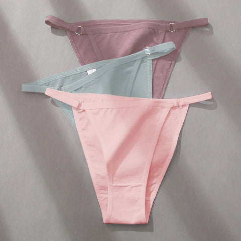 3Pcs/set Women's Cotton Panties