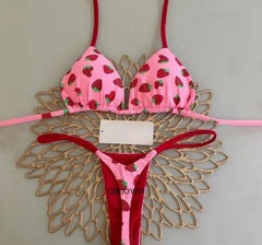 New 2026 Women's Bikini Split Print Swimwear