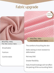 6PCS/Set Cotton Waffle Underwear for Women
