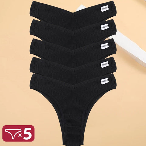 5PCS/Set Cotton Lingerie Panties Sexy