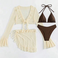 2026 Sexy Four-piece Women Swimsuit
