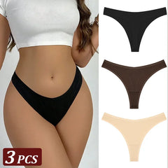 3Pcs/Set Seamless Thong Flexibility