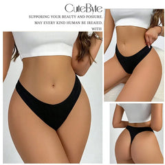 3Pcs/Set Seamless Thong Flexibility
