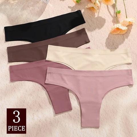 3PCS Seamless Maillard Panties
