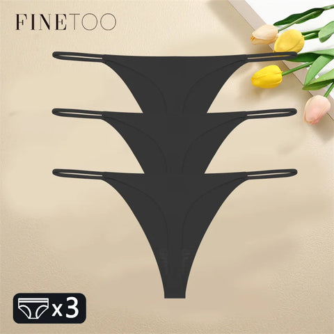 3PCS Women Seamless Sexy Thongs