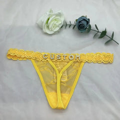 Thong Panties Sexy Customized Underwear G-String