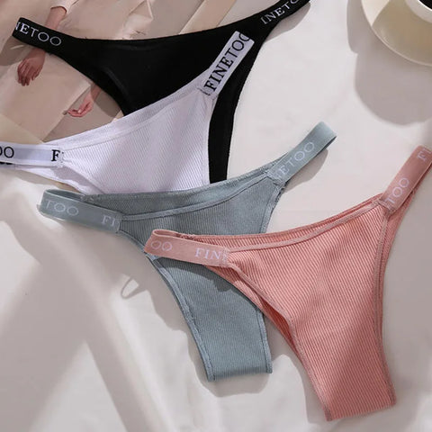 3PCS/Set Cotton Panties Briefs Women