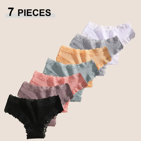7PCS/Set Women Sexy Lace Panties